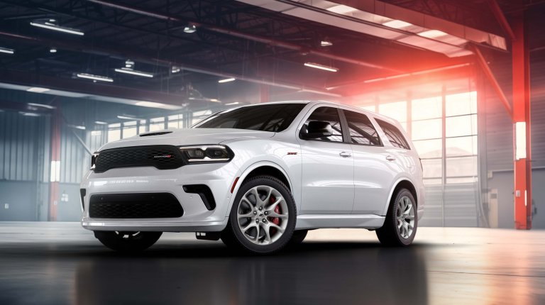 Dodge Durango in white
