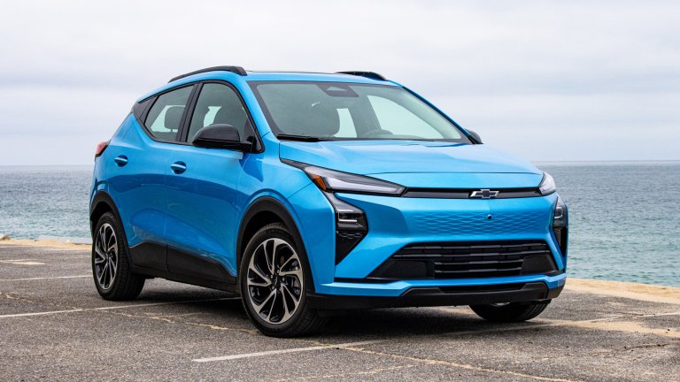 2027 chevy bolt blue by beach