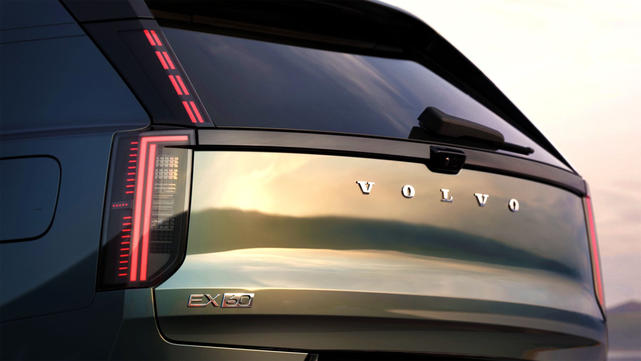 Volvo EX60 rear close-up