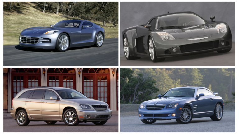 Production and concept Chrysler vehicles from 2006.