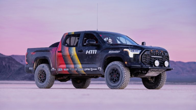 Toyota's 2026 Mint 400 entry—a Tundra on 37s with hybrid power.