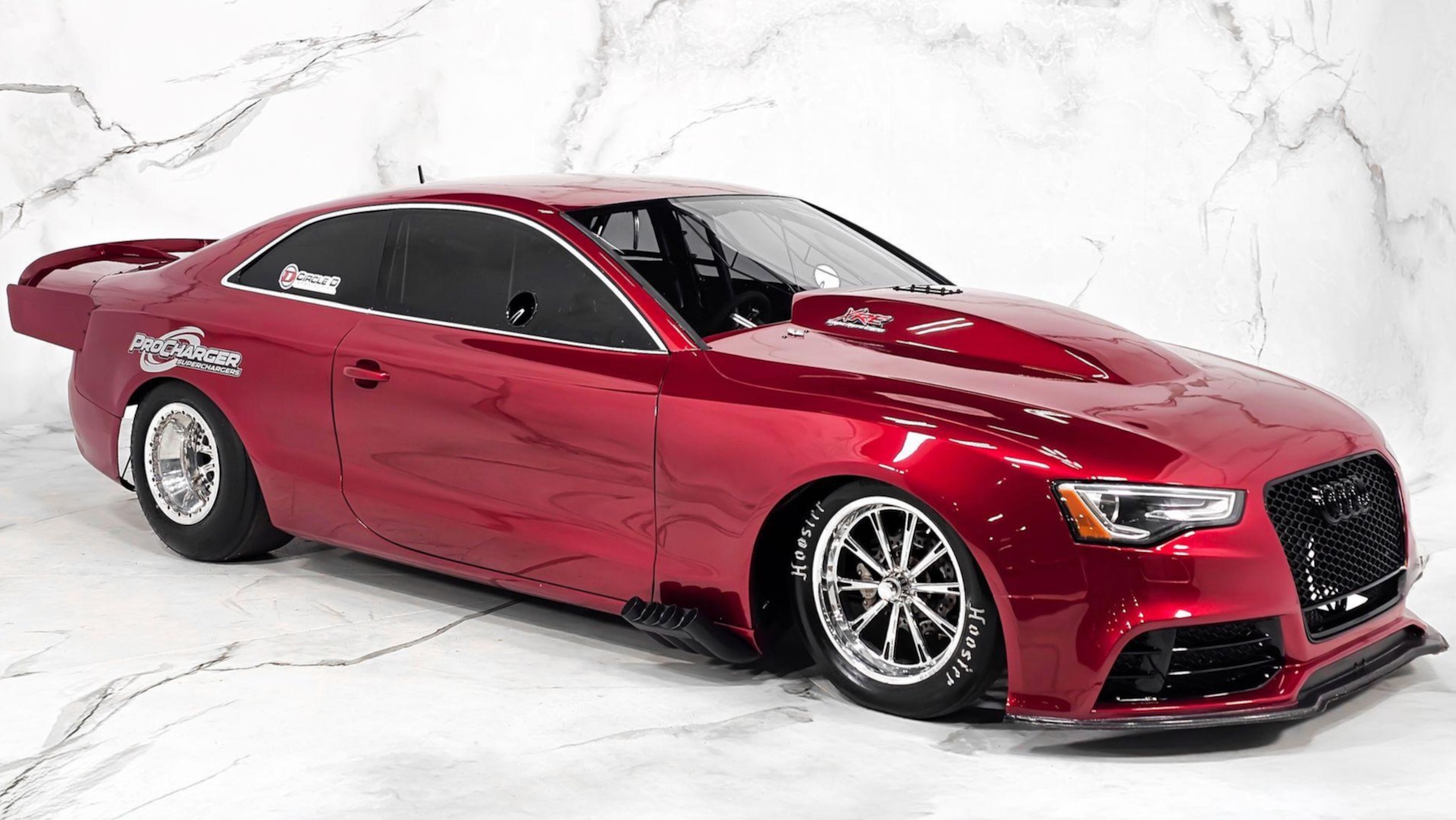 Daddy Dave Audi RS 5 front quarter.