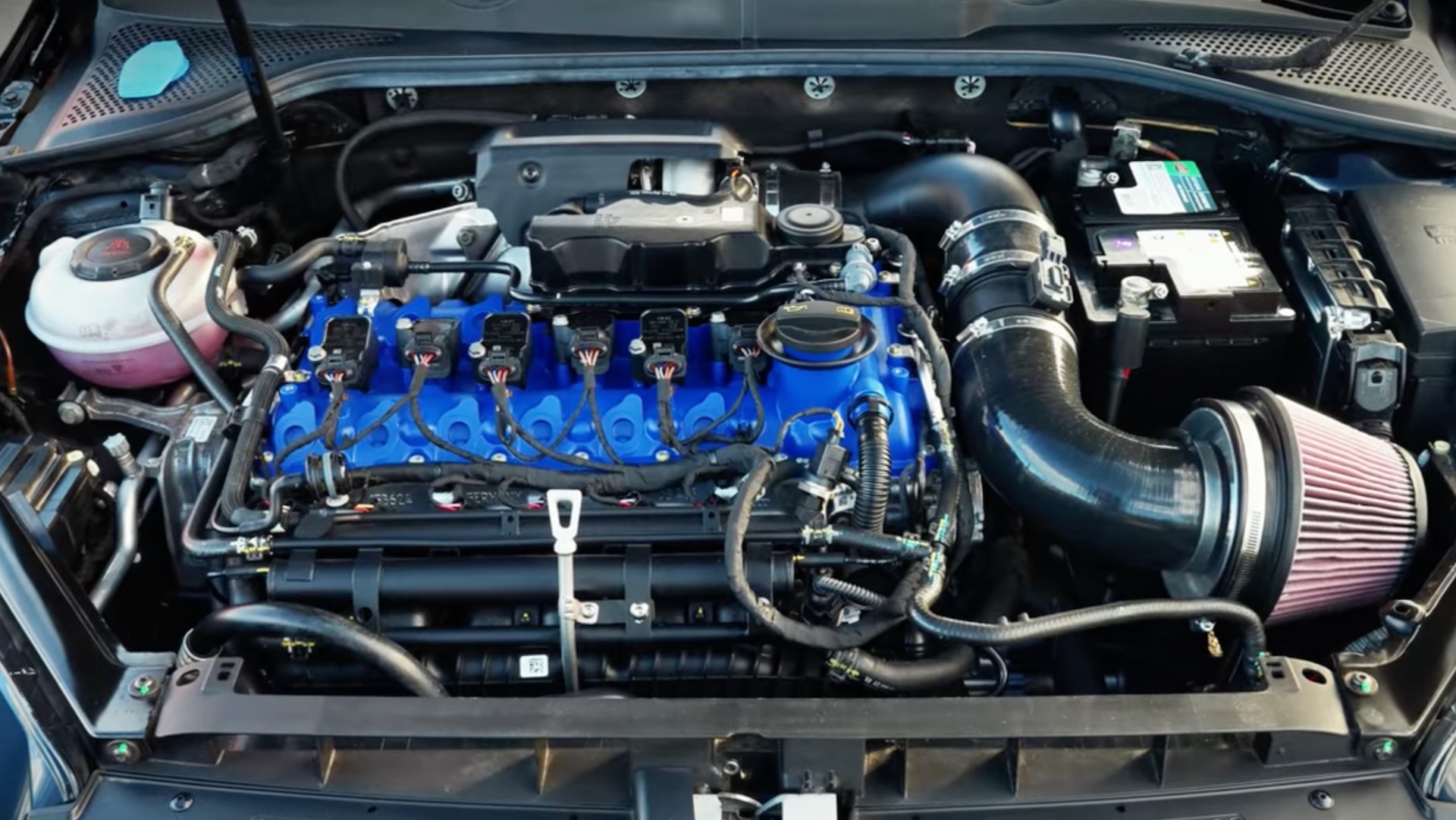 HPA VR6-swapped Alltrack engine bay.