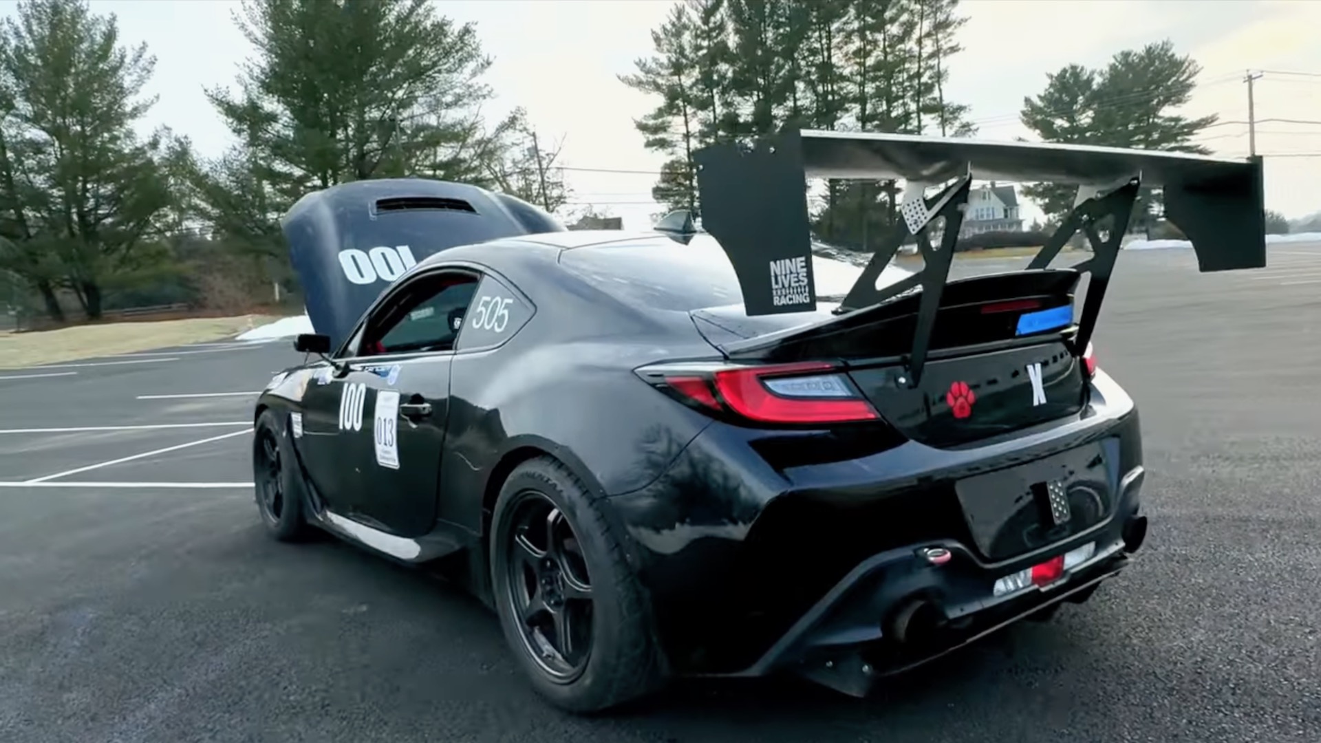 K24-swapped 2023 Toyota GR86 rear quarter.