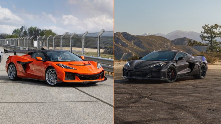 Chevy Corvette ZR1X (left) and Grand Sport X (right)