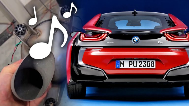 Man Hacks BMW i8’s Exhaust To Play Music Because It’s Really a Speaker
