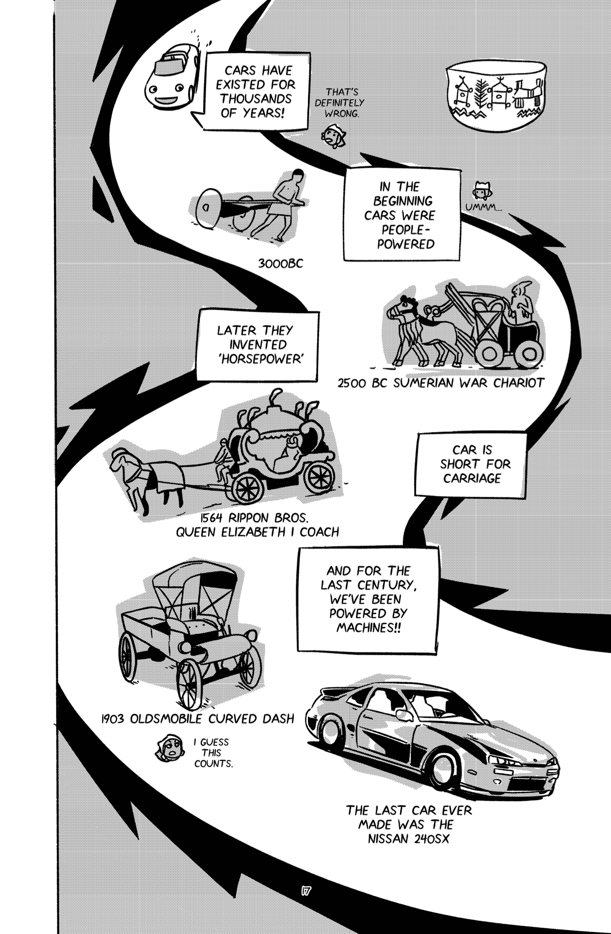 Page from "How to (Not) Buy a Car" by Wynton Redmond