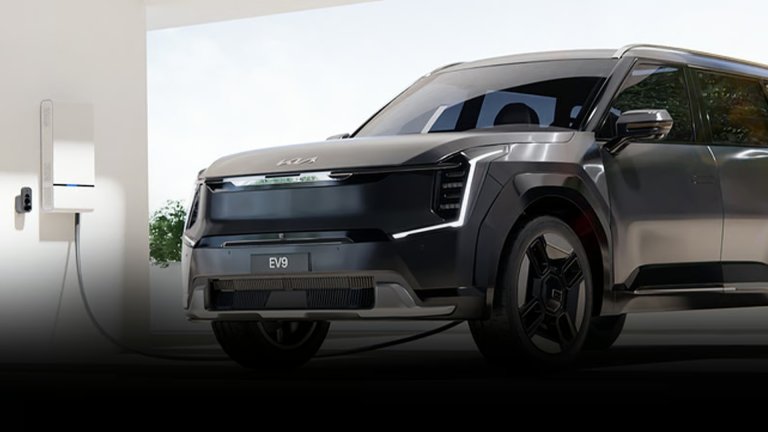 Kia EV9 and its V2H Wallbox