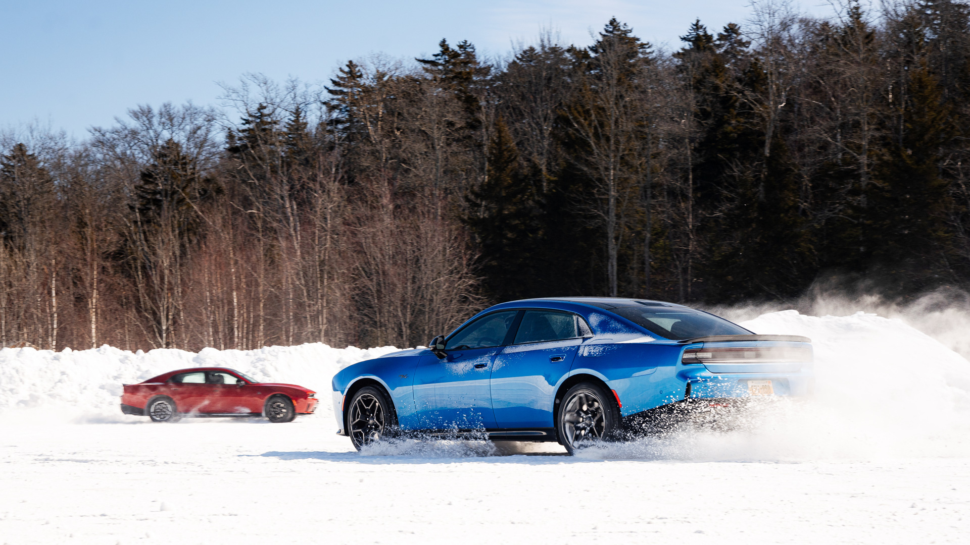 SIXPACK-powered 2026 Dodge Charger R/T (foreground) and 2026 Dodge Charger Scat Pack.