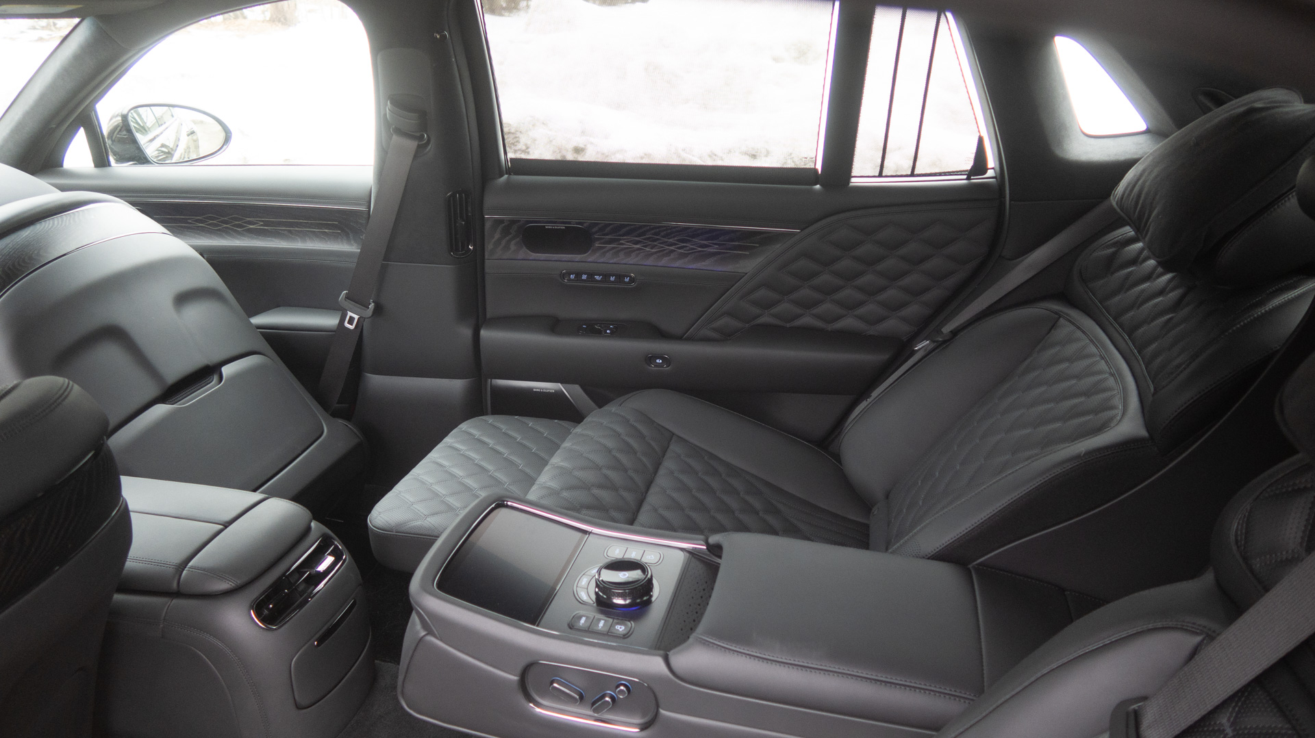 2026 Genesis G90 rear seat luxury.