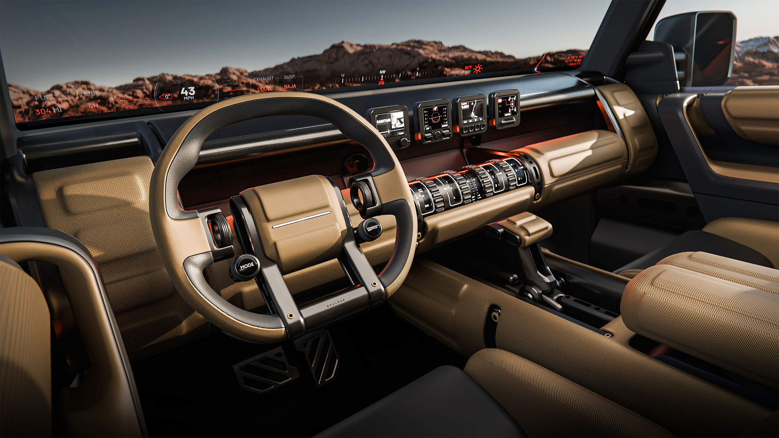 Hyundai Boulder concept interior