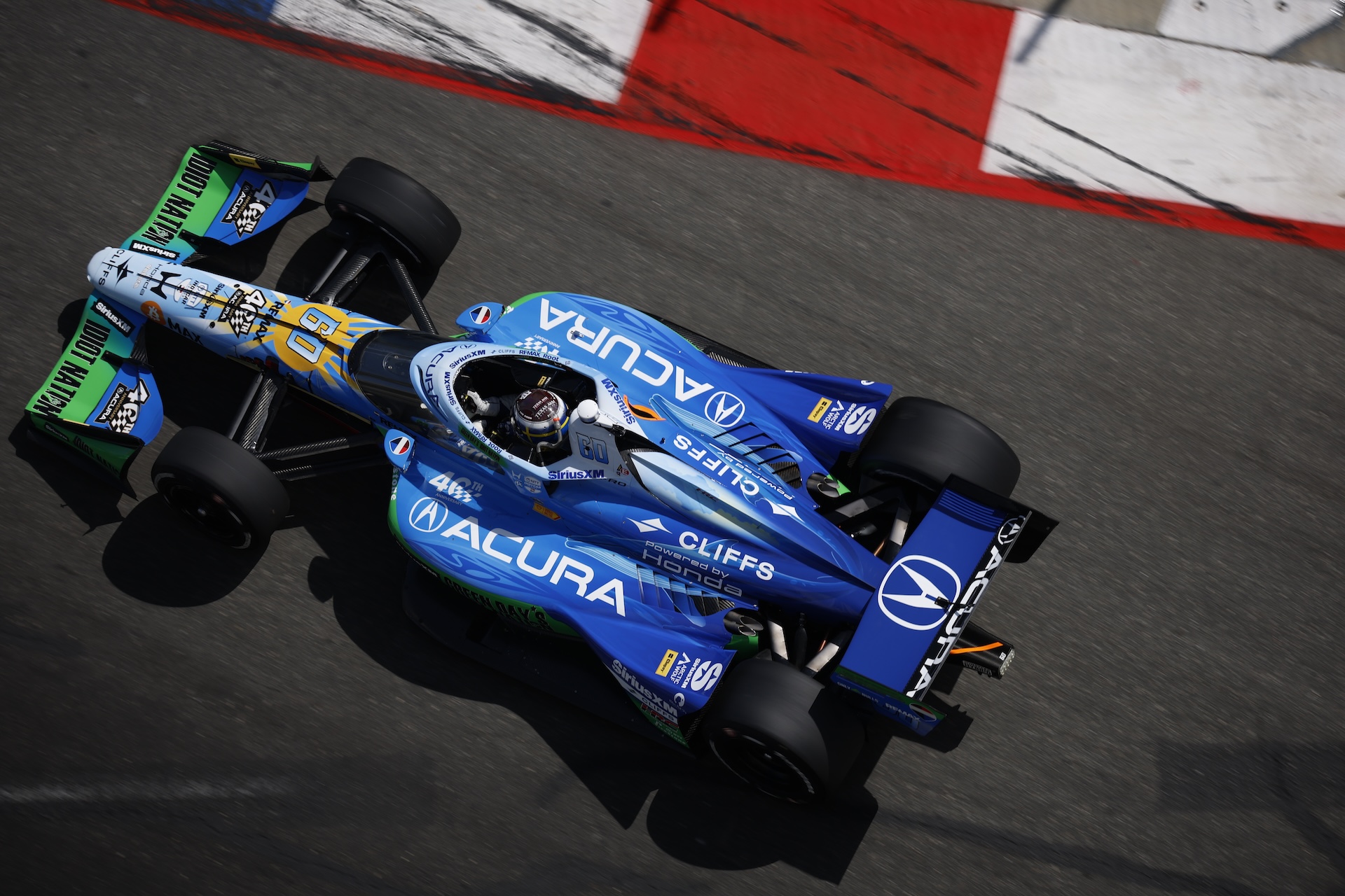 #60: Felix Rosenqvist, Meyer Shank Racing w/Curb Agajanian Honda