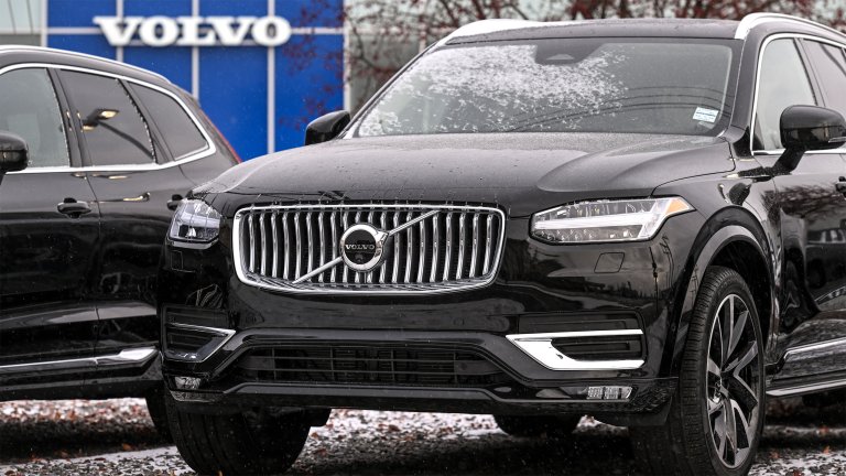 Volvo SUV at a dealership