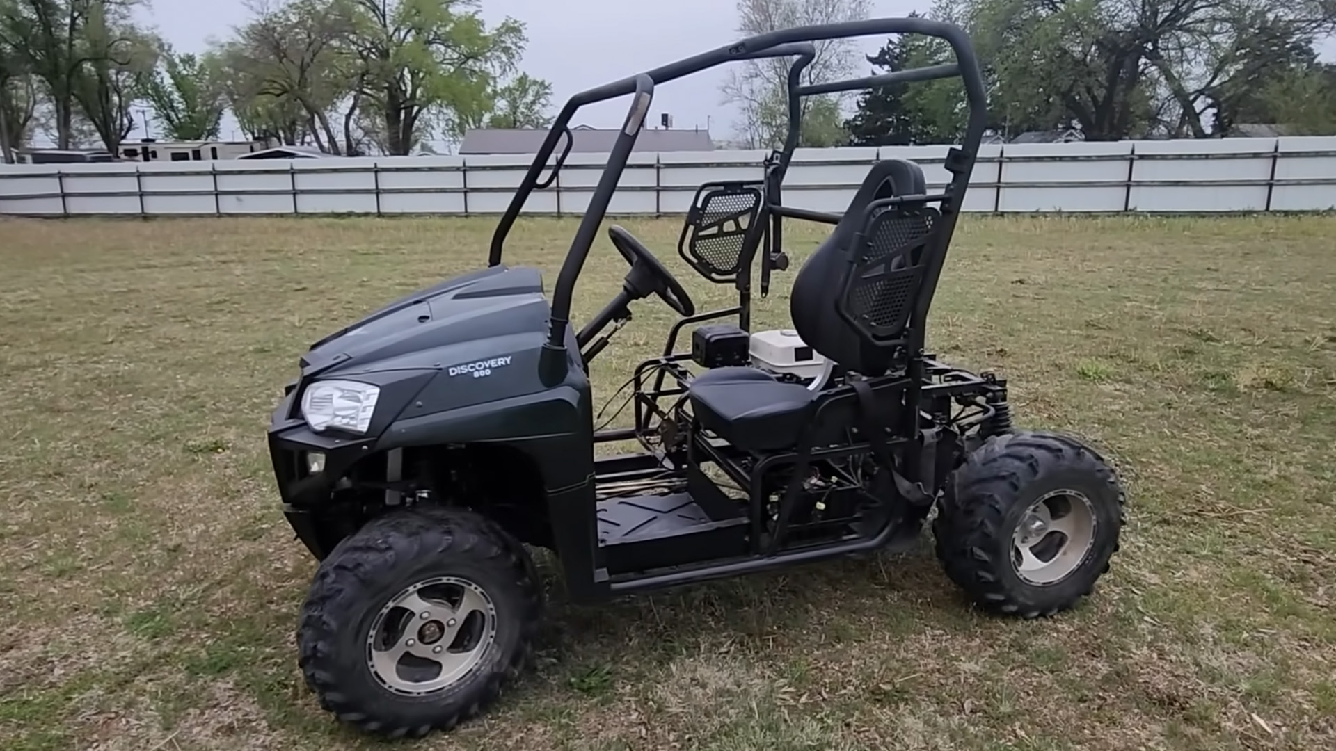 Harbor Freight engine swap into Hisun UTV