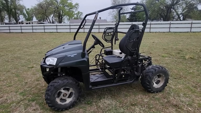 Harbor Freight engine swap into Hisun UTV