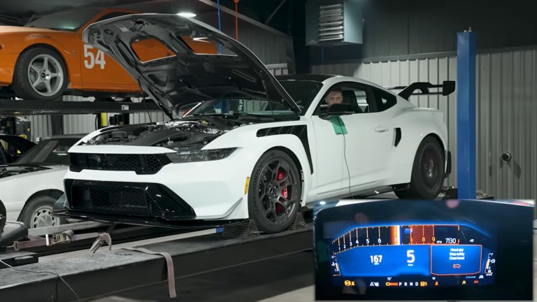 Ford Mustang GTD dyno run