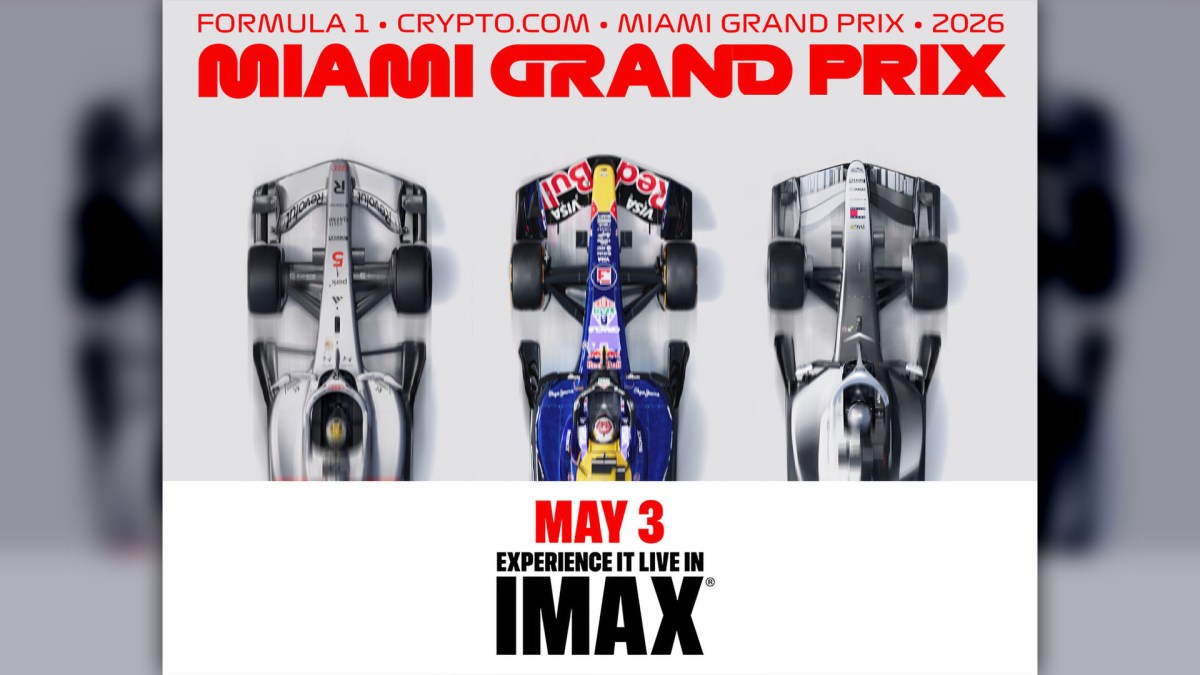 Would You Pay $30 to Watch the Miami F1 Race at an IMAX Theater?