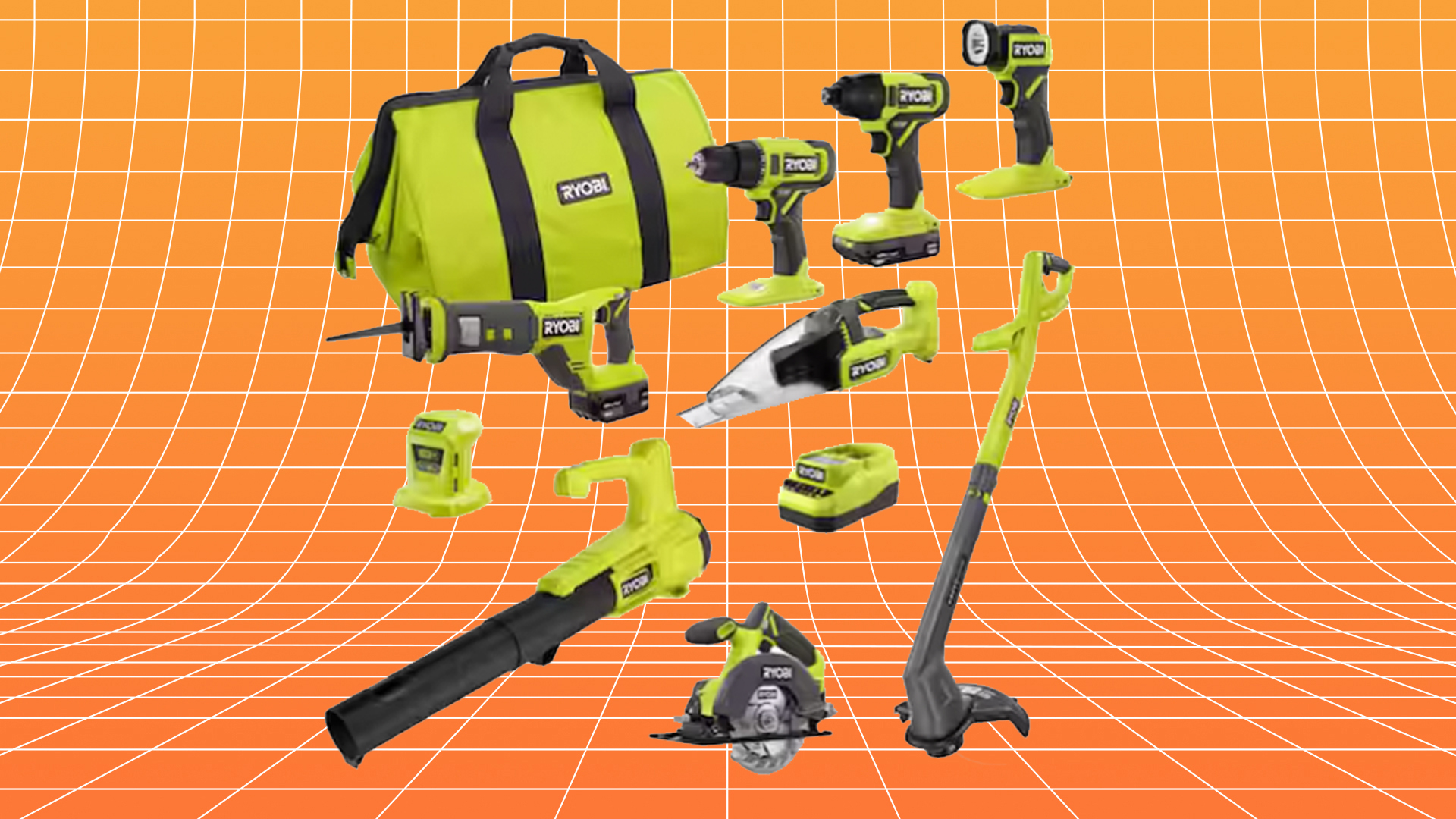 Ryobi tools on sale at The Home Depot