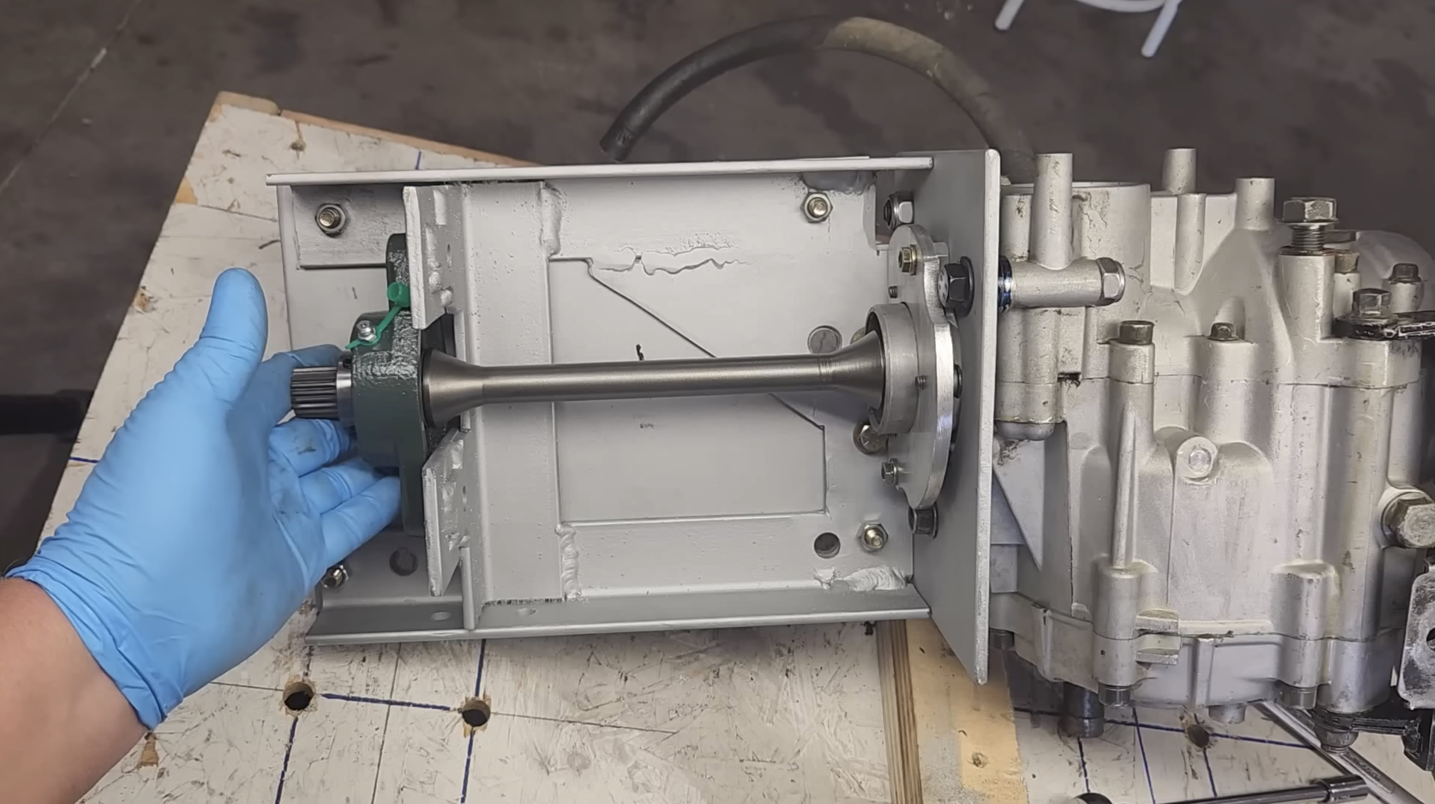 Harbor Freight engine swap into Hisun UTV