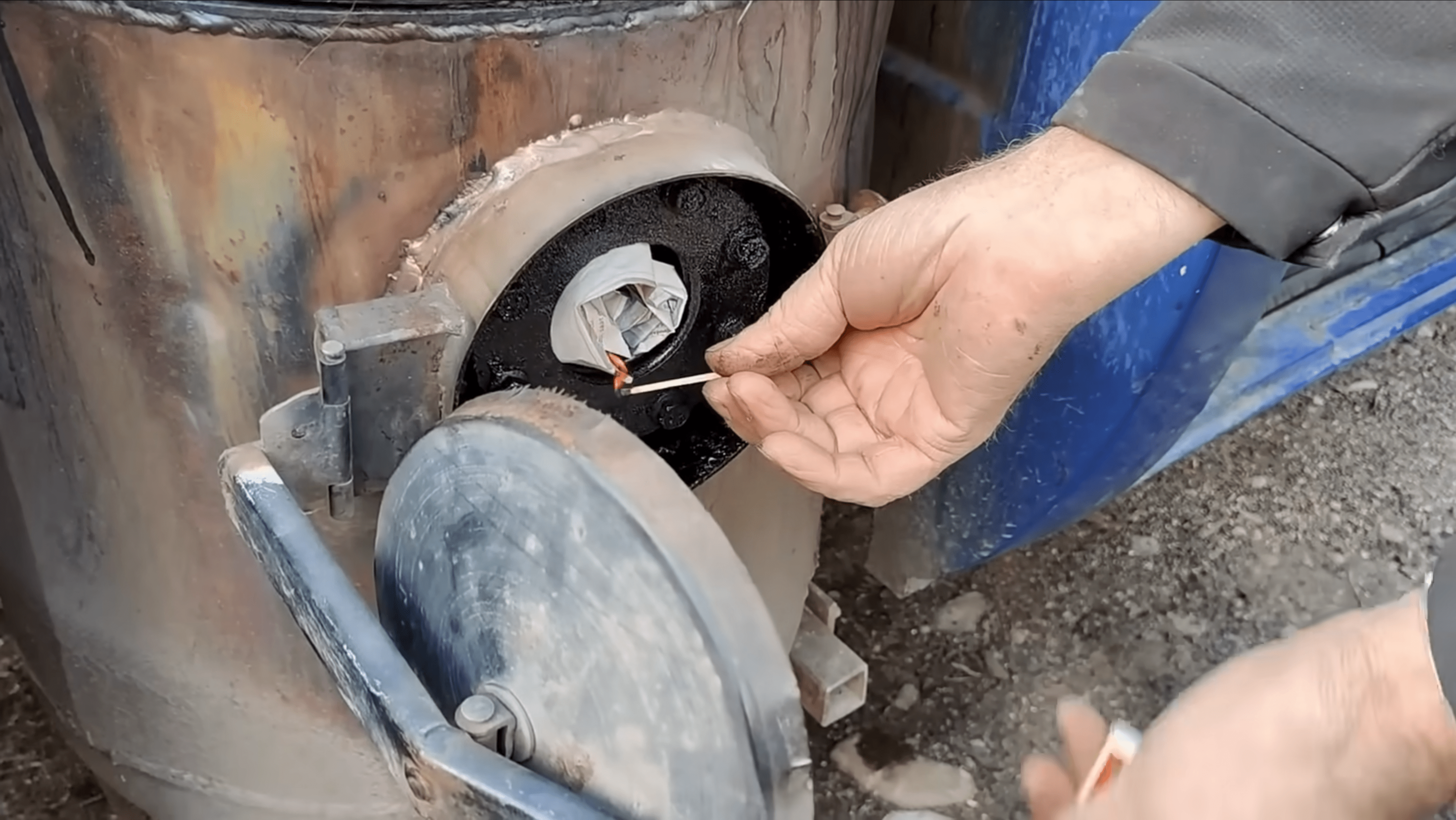 Chevrolet pickup that runs on firewood