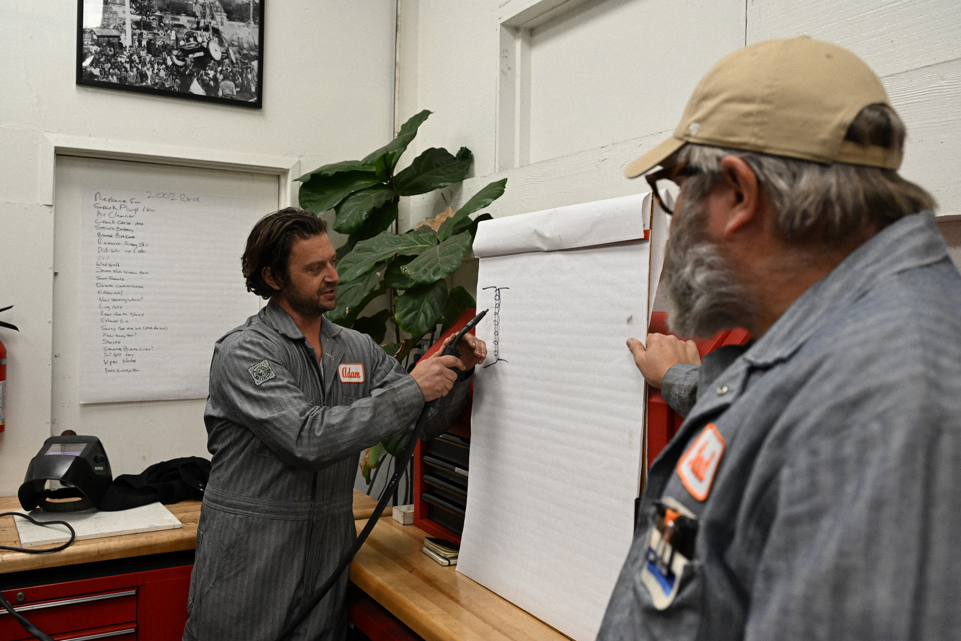 Welding instructors teaching the craft.