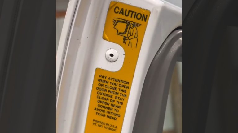 GM warning sticker