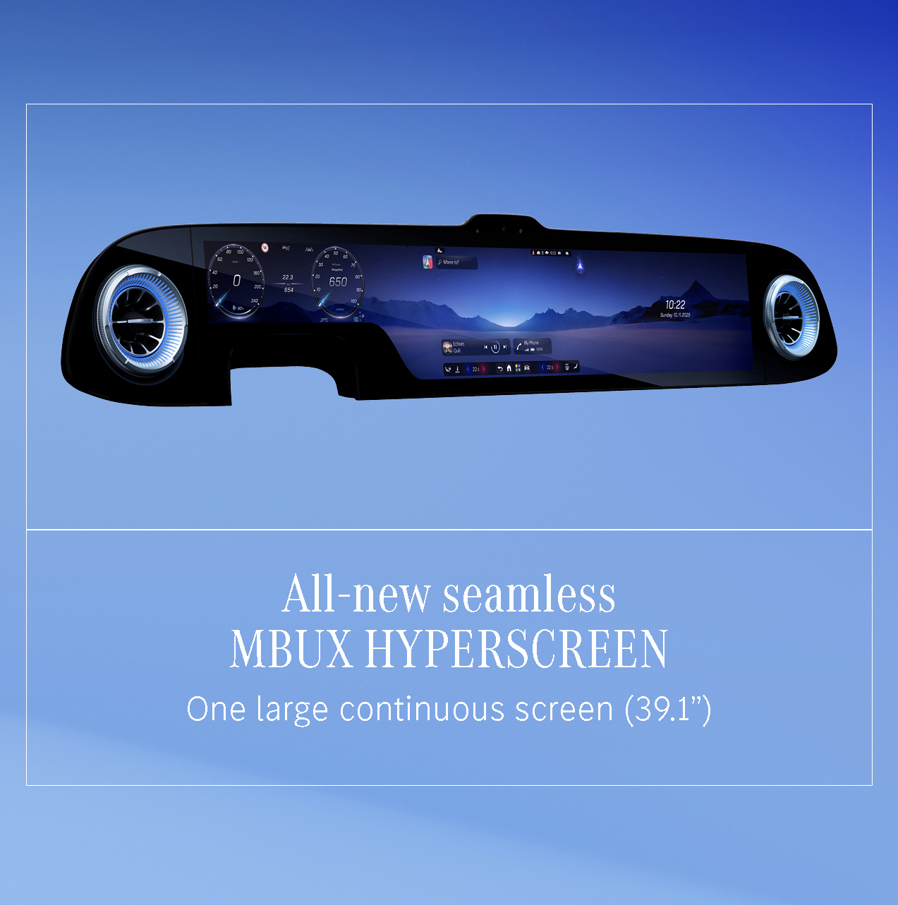 The all-new electric Mercedes-Benz C-Class: The three MBUX display variants in the all-new electric Mercedes-Benz C-Class. The all-new electric Mercedes-Benz C-Class: The three MBUX display variants in the all-new electric Mercedes-Benz C-Class.