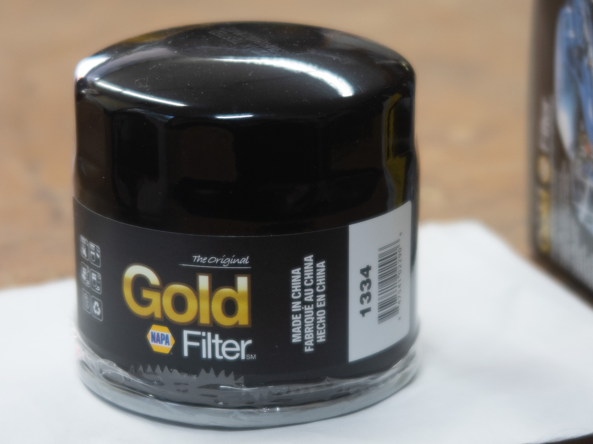 NAPA oil filter.