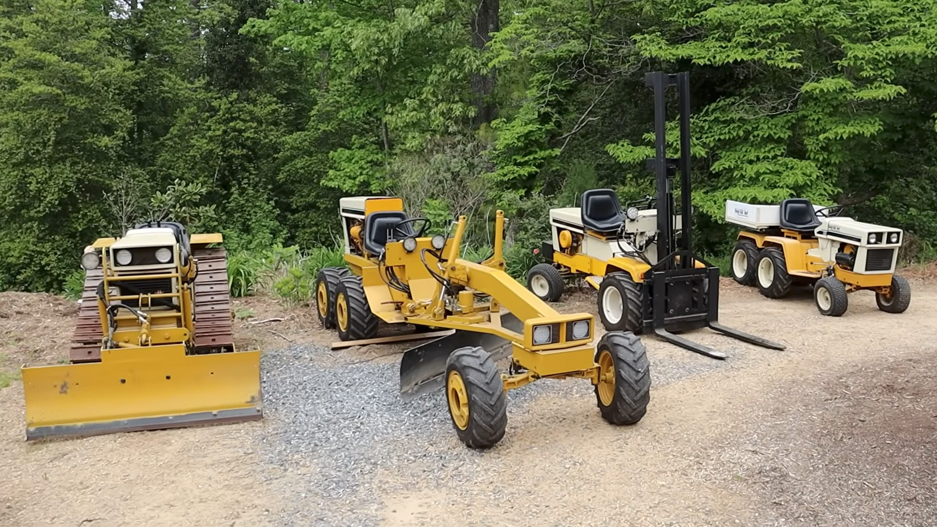 Fleet of Cub Cadet-based machinery