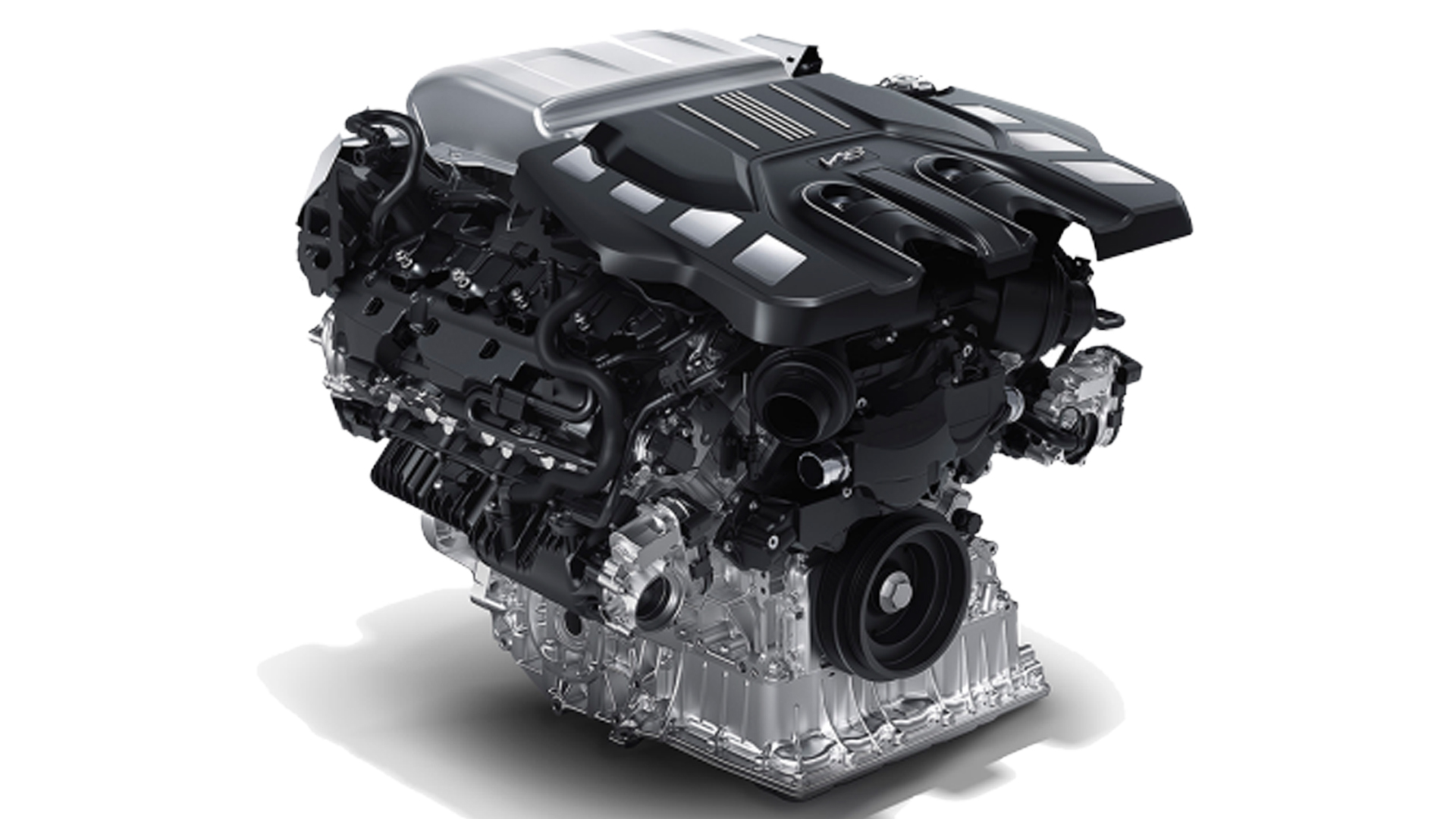 Bentley twin-turbo V8 engine.