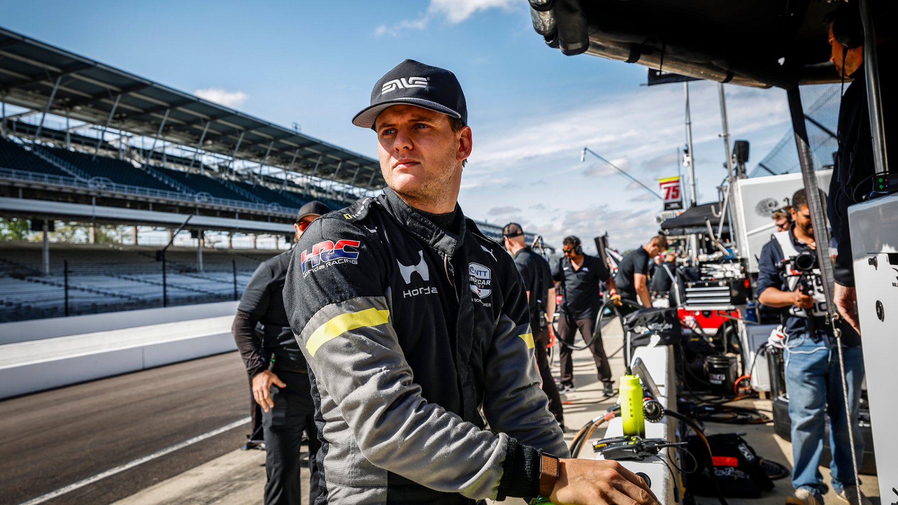 INDIANAPOLIS, INDIANA - APRIL 28: #47: Mick Schumacher, Rahal Letterman Lanigan Racing Honda during the The 110th Running of the Indianapolis 500 - Open Test on April 28, 2026 in Indianapolis, Indiana. (Photo by Michael L. Levitt/Lumen via Getty Images)