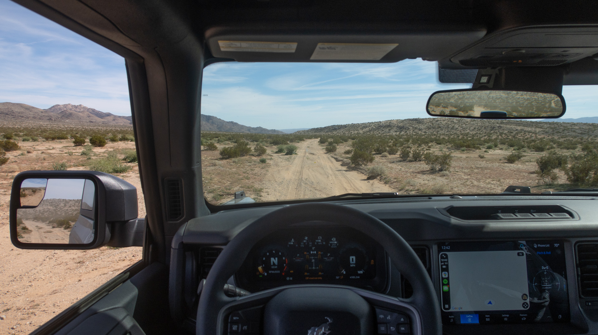 Ford Bronco interior