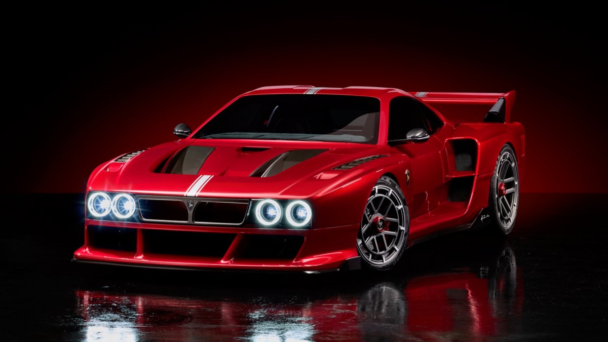 Koenigsegg Developed a 1,000-HP V8 for This Lancia Lookalike Hypercar