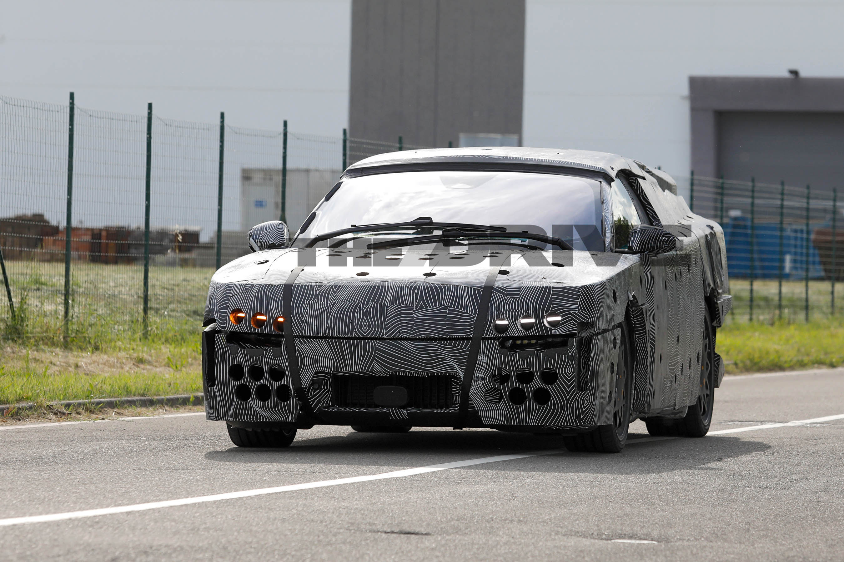 Electric Ferrari Luce spy shots