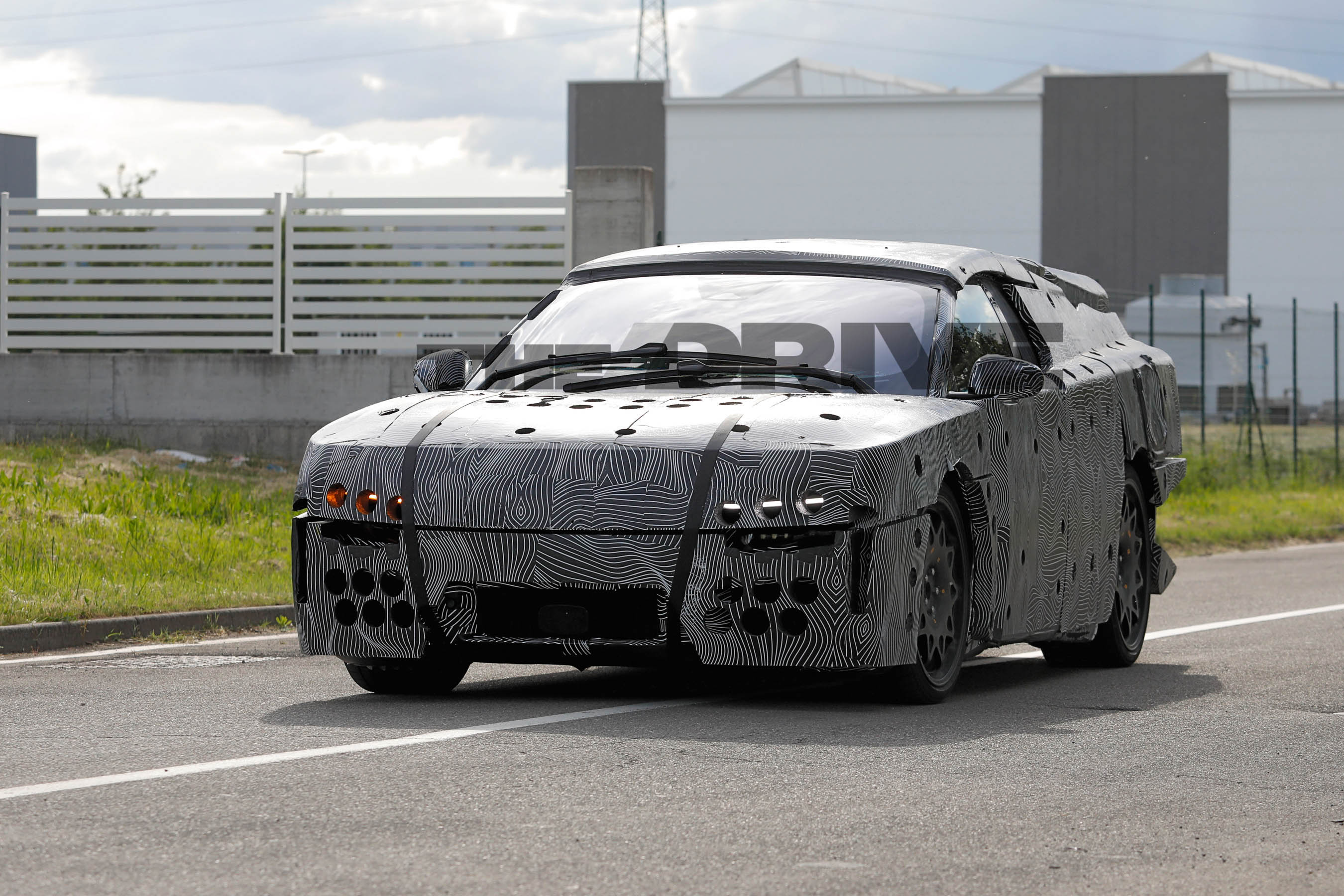 Electric Ferrari Luce spy shots