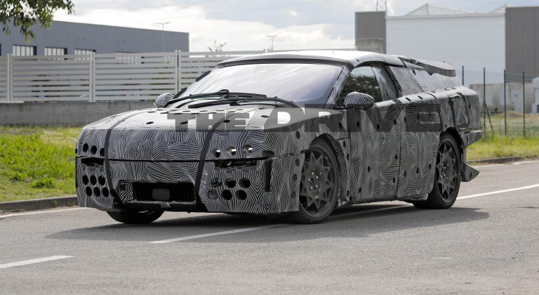 Electric Ferrari Luce spy shots
