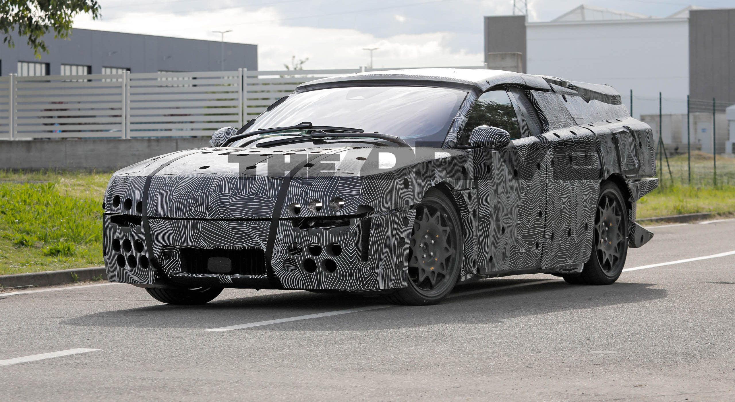 Electric Ferrari Luce spy shots