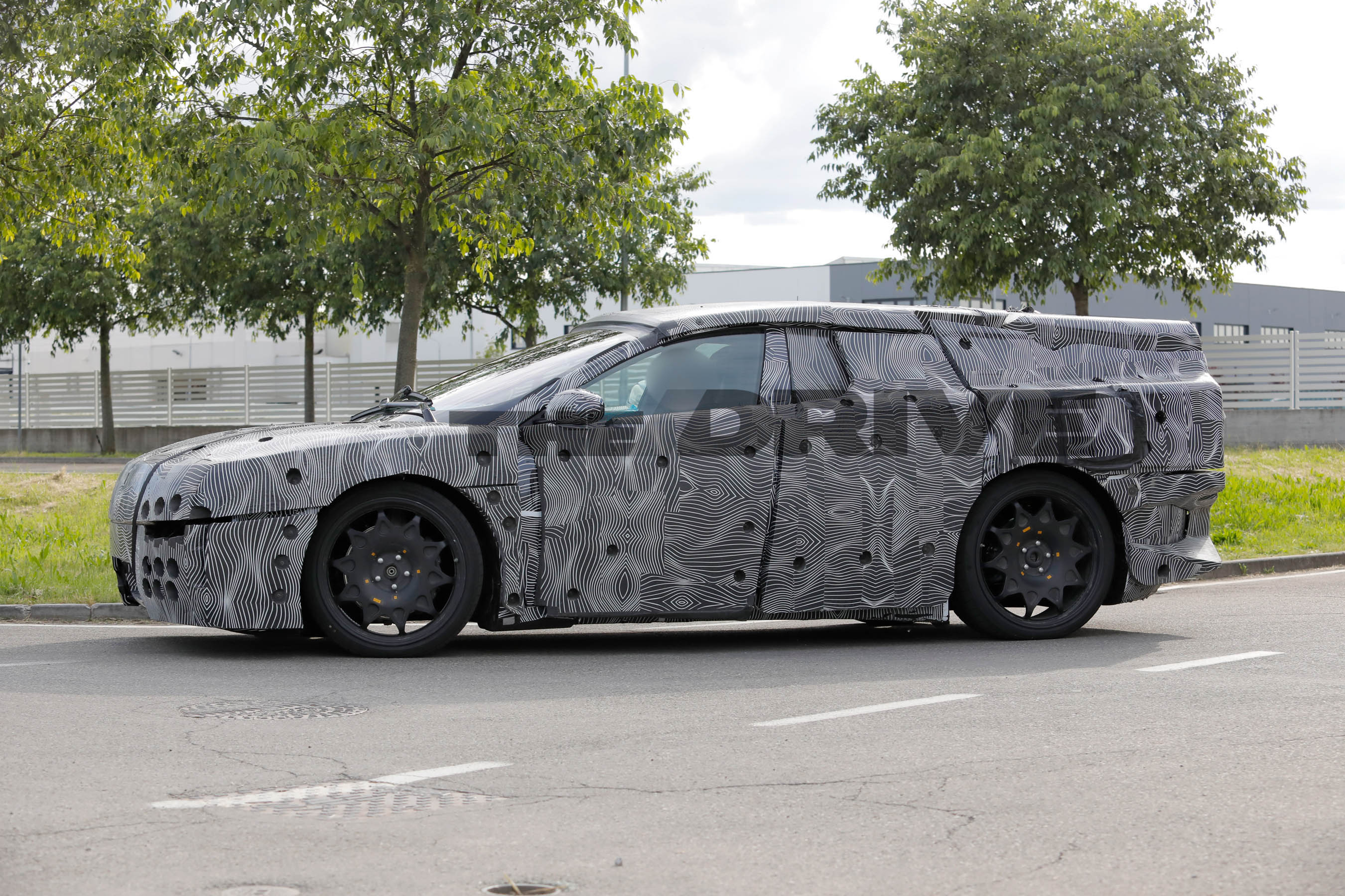 Electric Ferrari Luce spy shots
