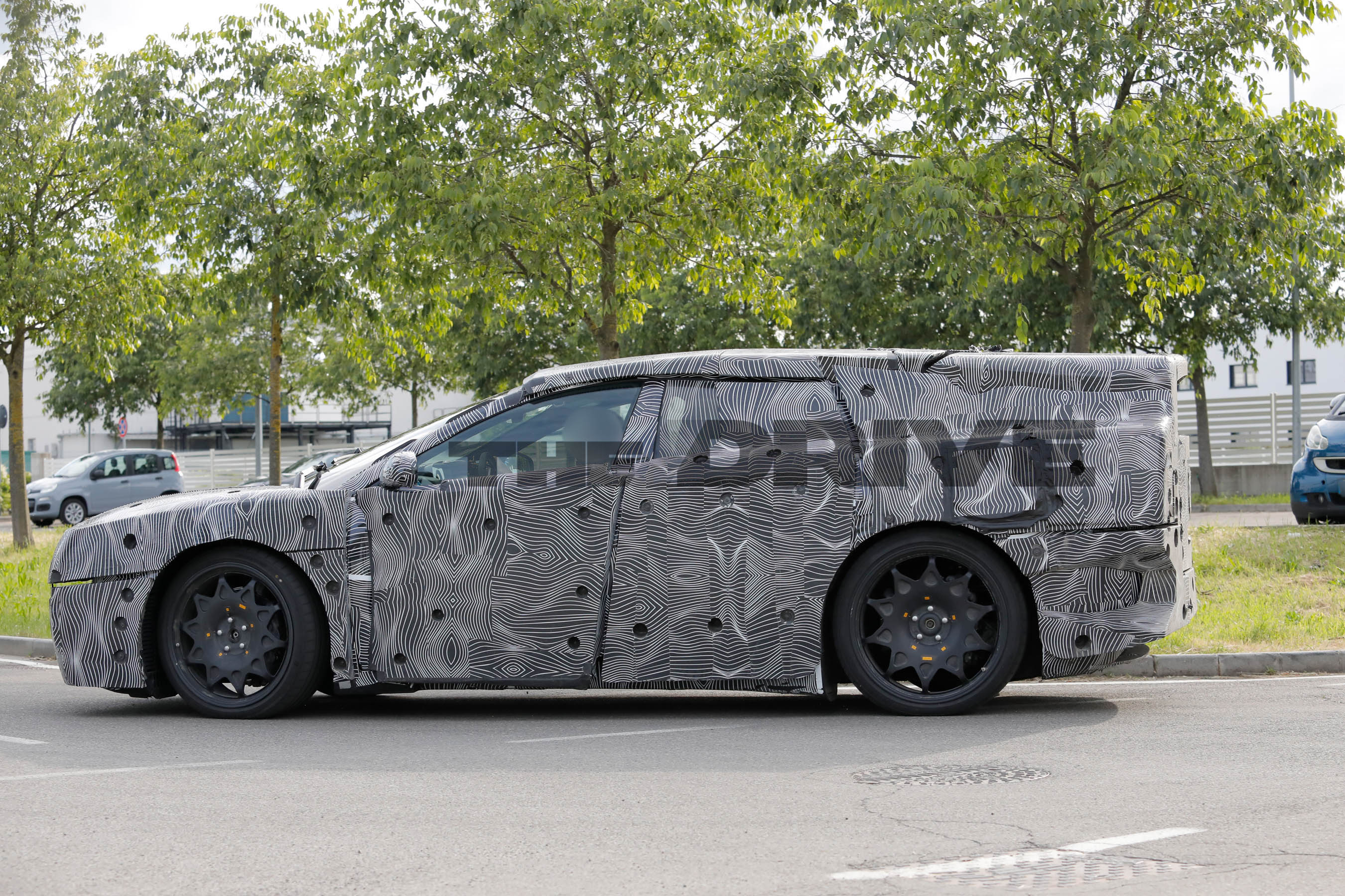 Electric Ferrari Luce spy shots