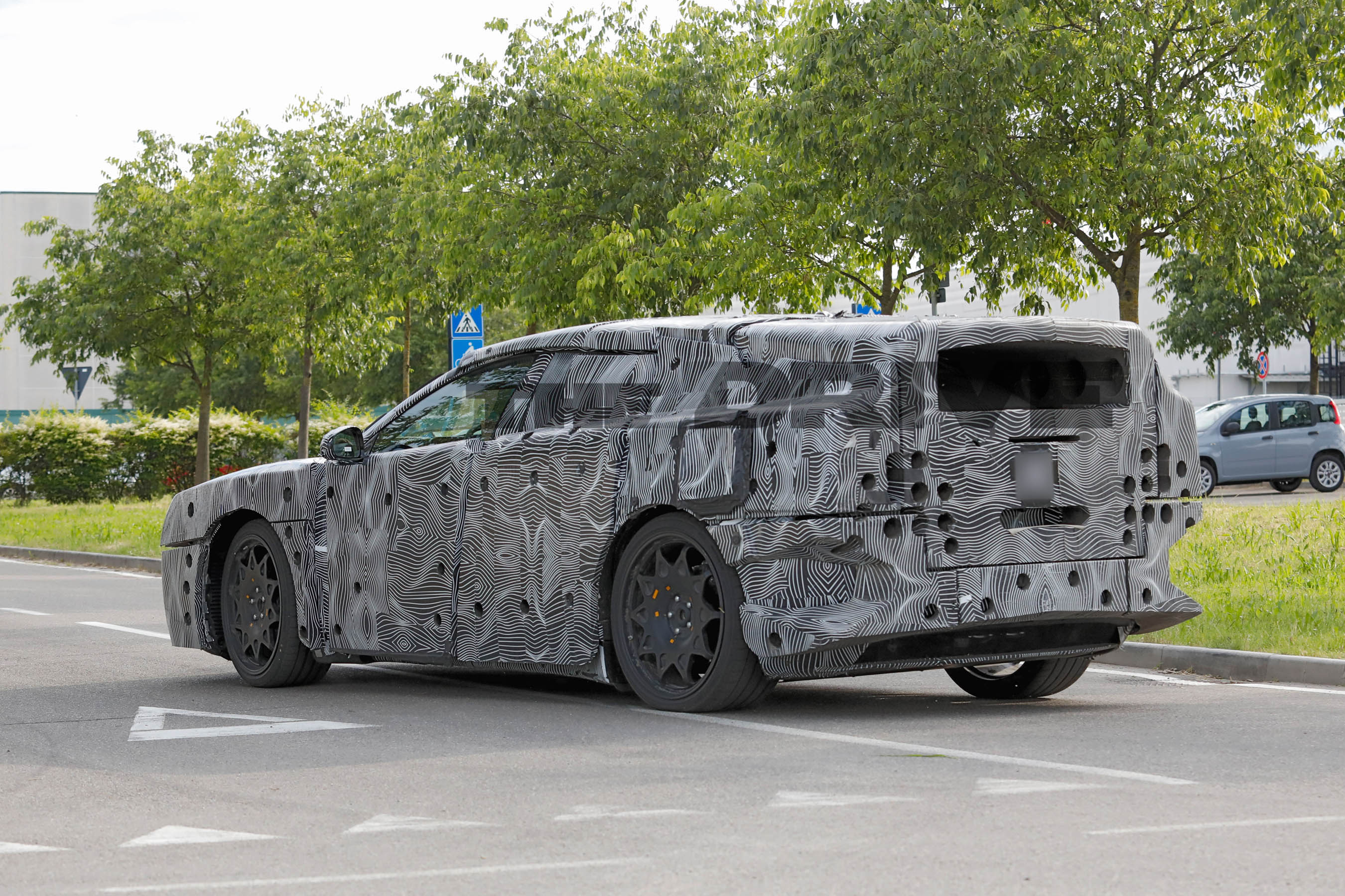 Electric Ferrari Luce spy shots