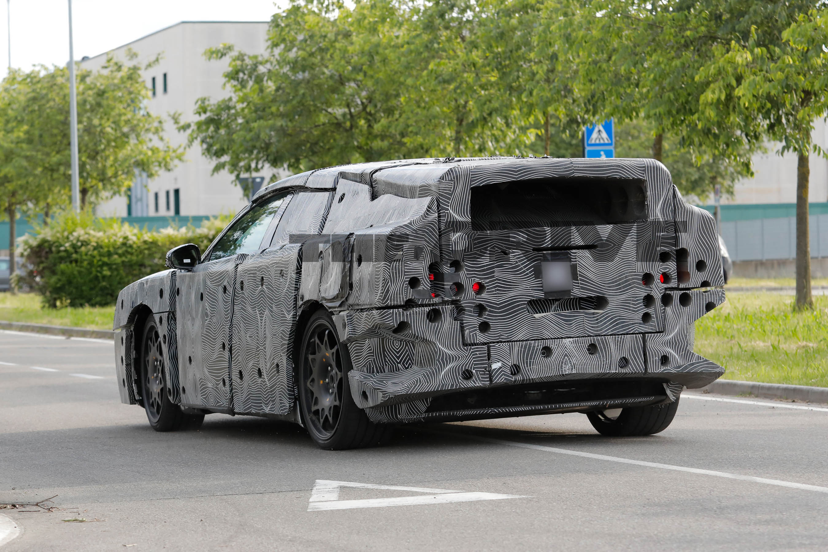 Electric Ferrari Luce spy shots