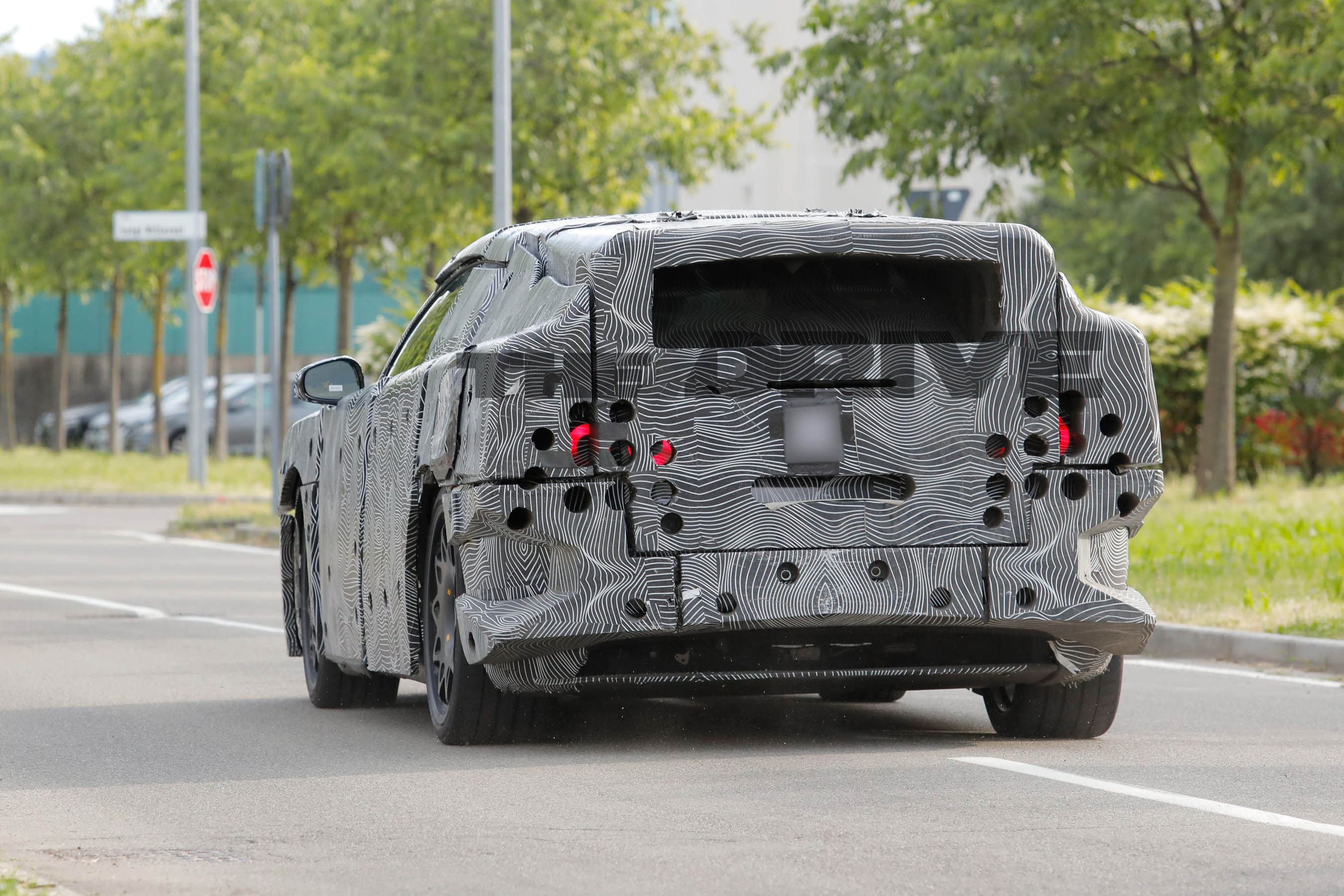 Electric Ferrari Luce spy shots