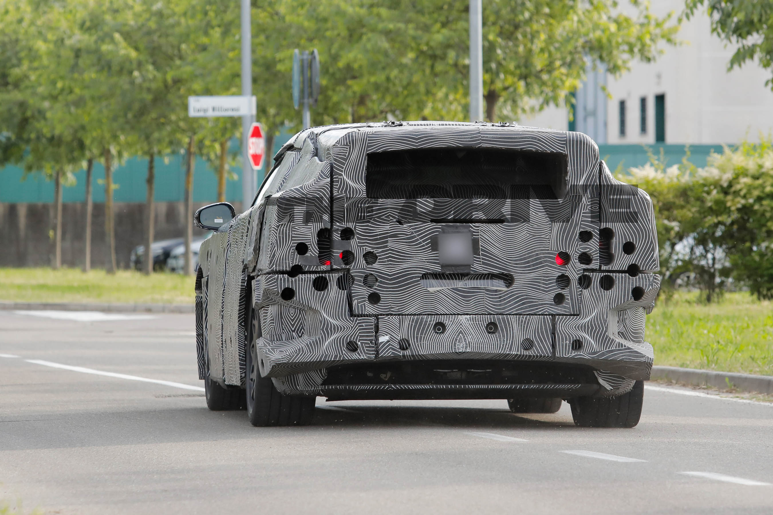 Electric Ferrari Luce spy shots