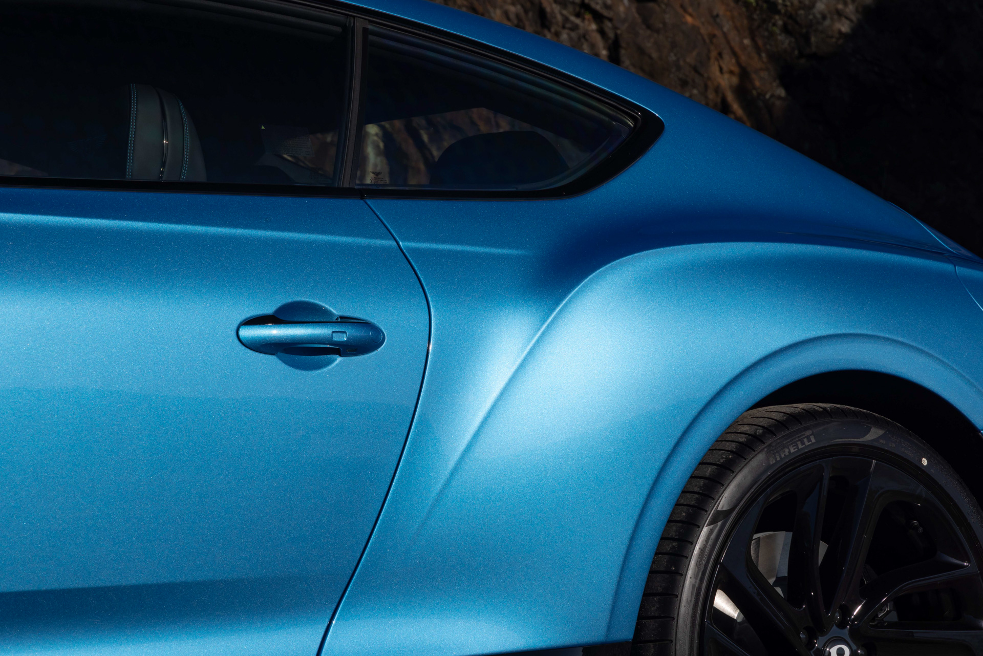 Bentley Continental GT S, Kingfisher blue. 