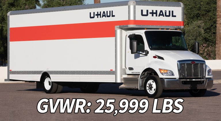 U-Haul's big new Peterbilt truck