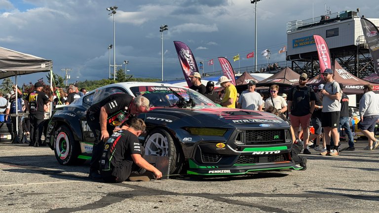 RTR Mustang at CT drift event.