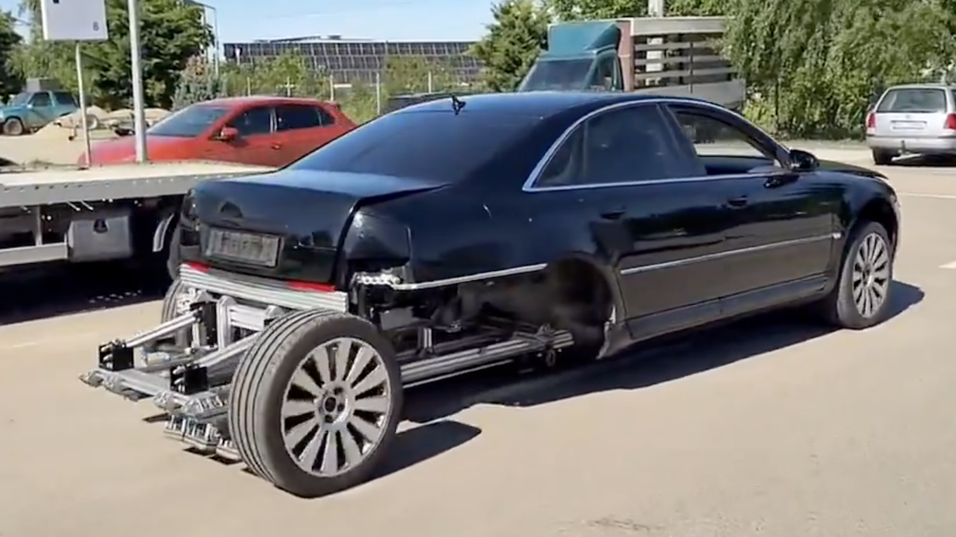 AutoWireDaily — Watching This Audi Slide Its Rear Wheels Back and Forth Is Deeply Unsettling