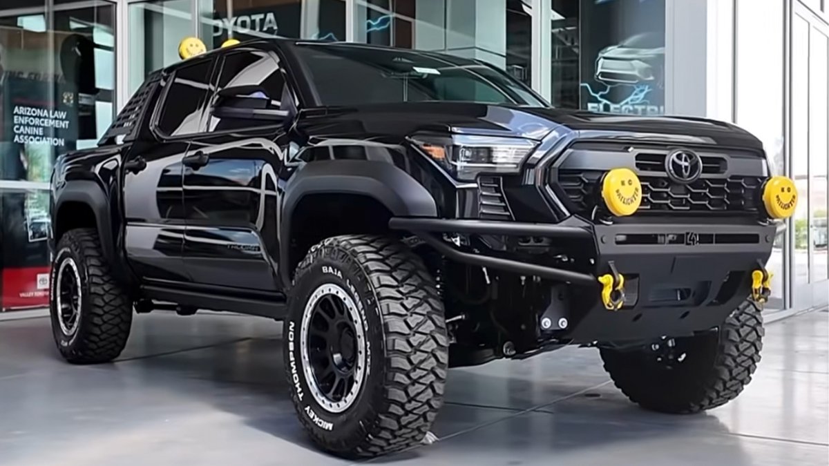 2026 Toyota Tacoma in ‘Back to the Future' Get-Up Looks Pretty McFly
