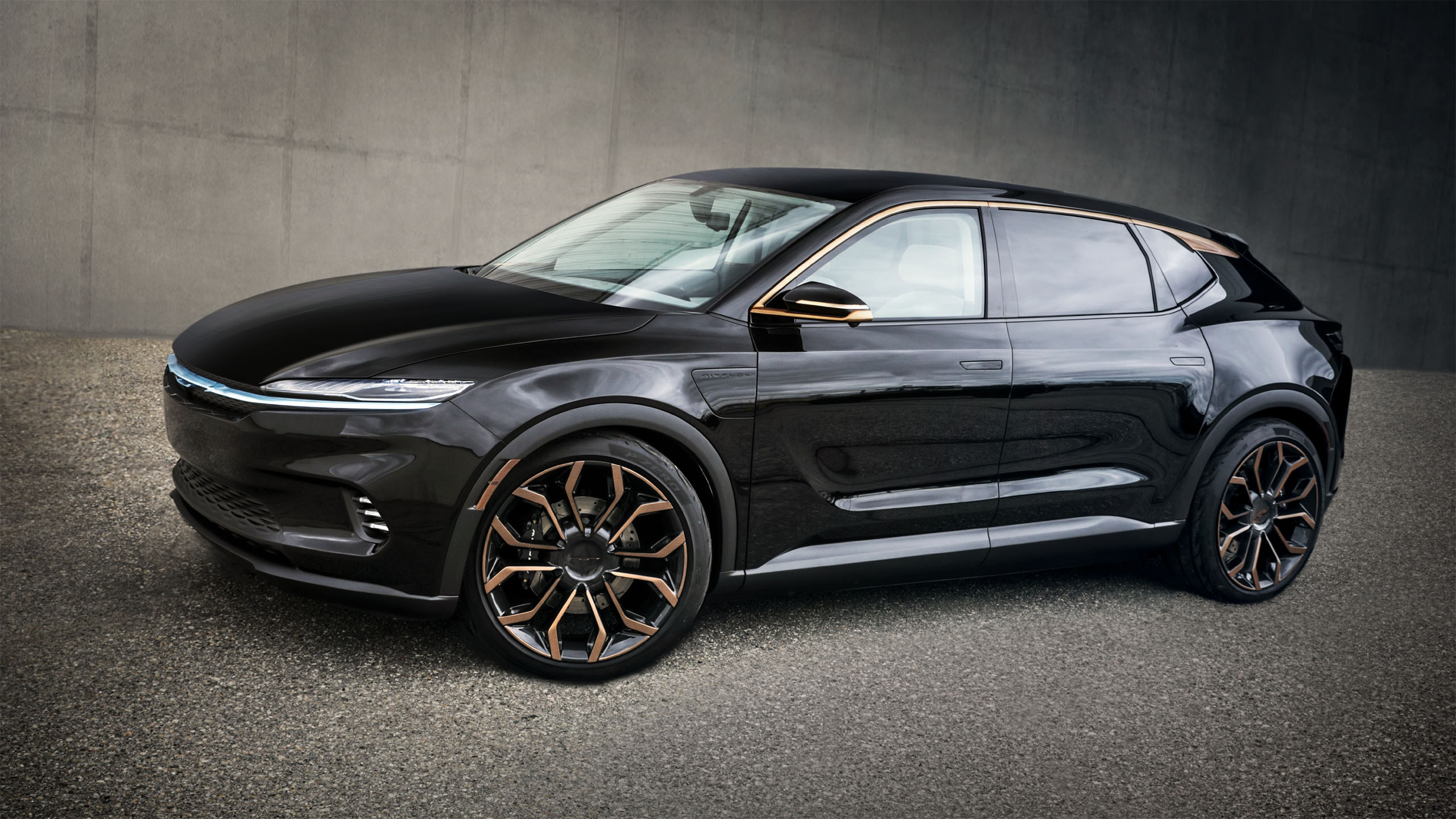The Chrysler Airflow Graphite Concept, unveiled at the 2022 New York International Auto Show, features Cyprus Copper accents both inside and out to imprint the latest Airflow iteration with its own refined, sophisticated design.