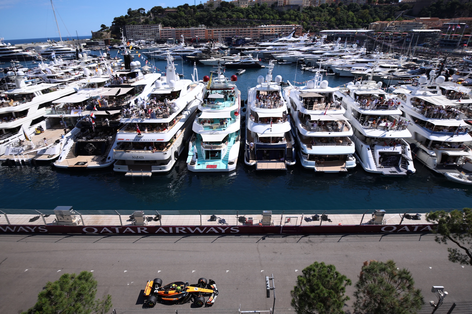 MONTE-CARLO, MONACO - 2025/05/25: Lando Norris of McLaren Formula 1 Team on track during the F1 Grand Prix of Monaco . (Photo by Marco Canoniero/LightRocket via Getty Images)